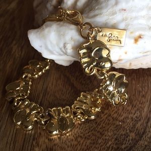 Lilly Pulitzer gold elephant bracelet